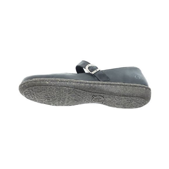 Born Basics Mary Jane Womens Buckle Comfort Flats Black Leather EU 41-42 US 11 - Picture 13 of 13